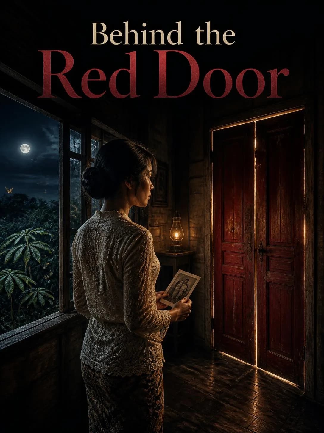 Cover of Behind the Red Door by Patricia Holm