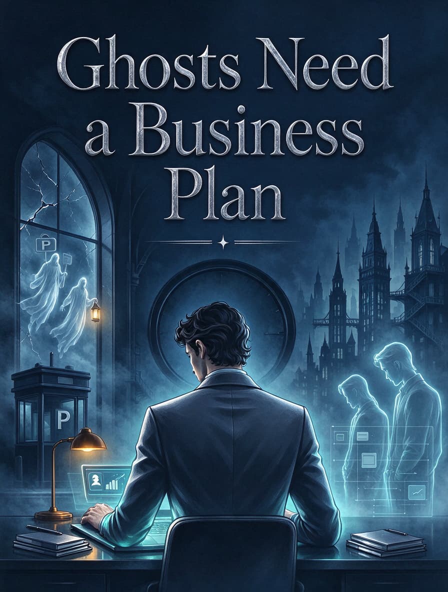 Cover of Ghosts Need a Business Plan by Rosalie Bergmann