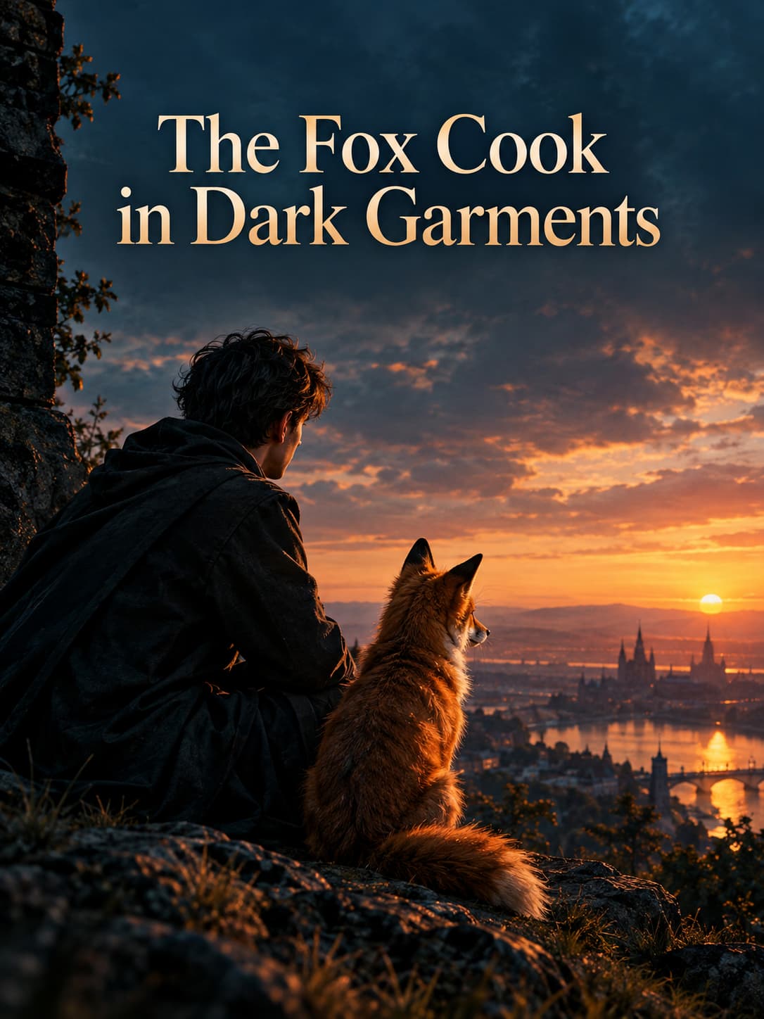 Cover of The Fox Cook in Dark Garments by Soren Delacroix