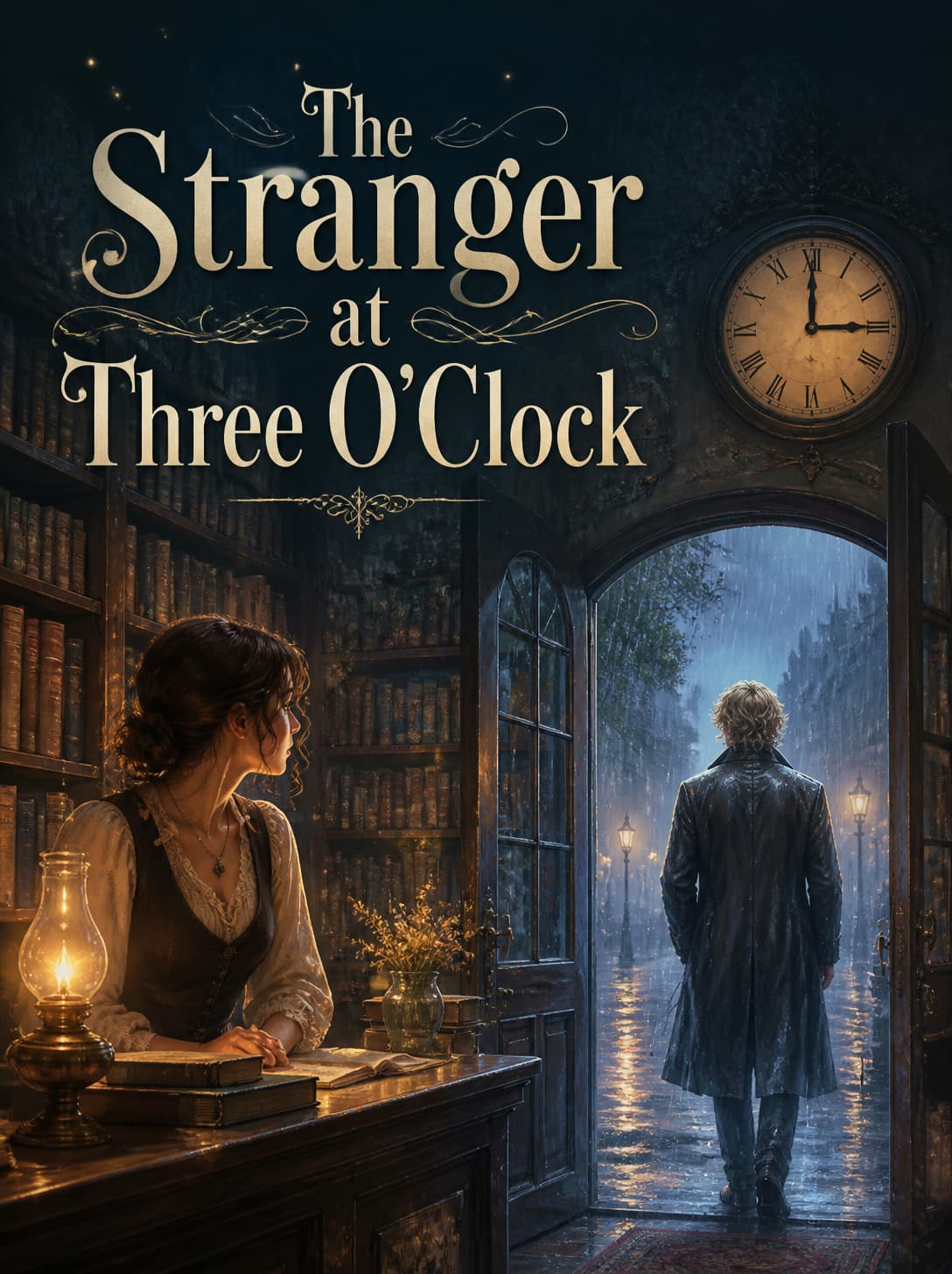Cover of The Stranger at Three O'Clock by Lorelei Dunn