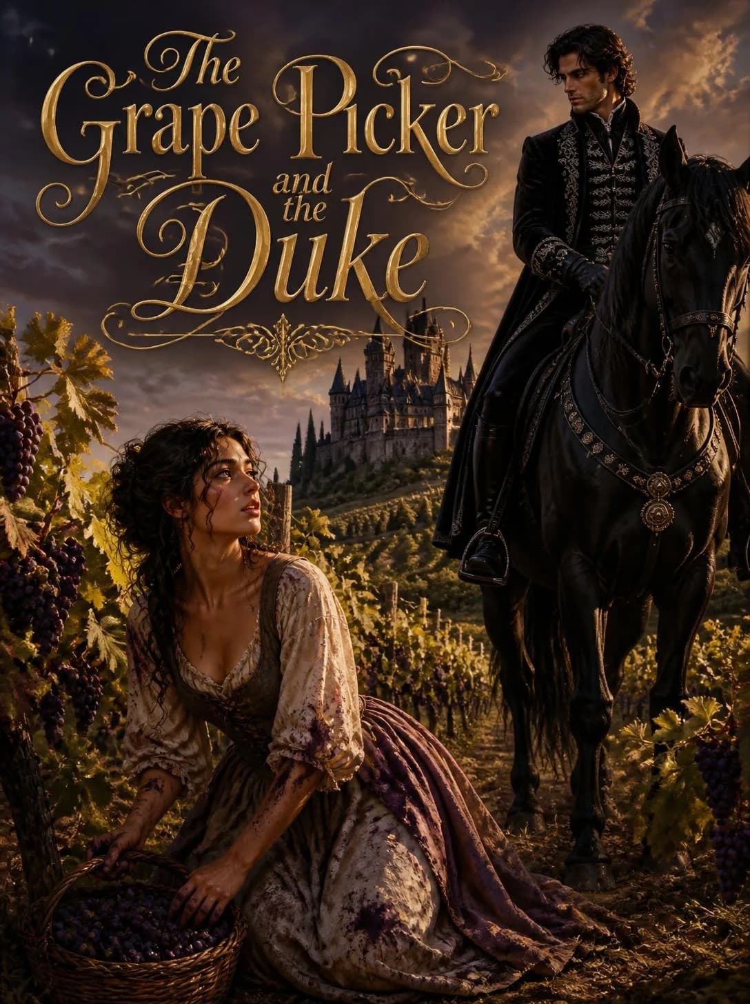 Cover of The Grape Picker and the Duke by Lydia Ravenscroft