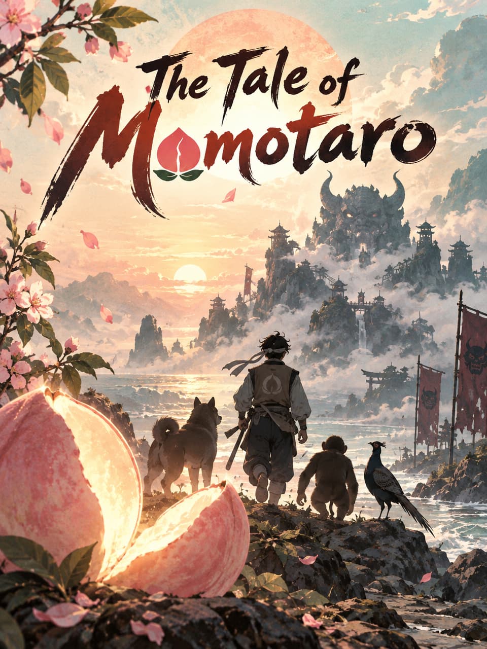 Cover of The Tale of Momotaro by Mara Solen
