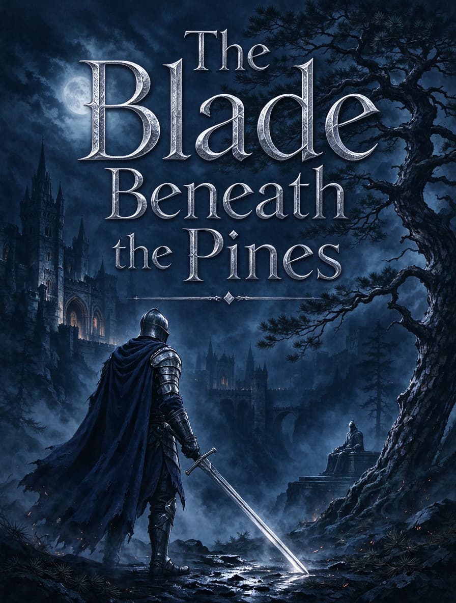 Cover of The Blade Beneath the Pines by Sofia Lombardi