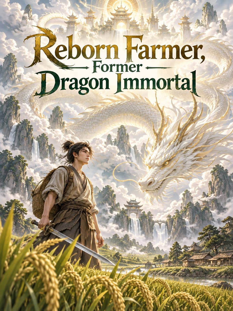 Cover of Reborn Farmer, Former Dragon Immortal by Thalia Brooks