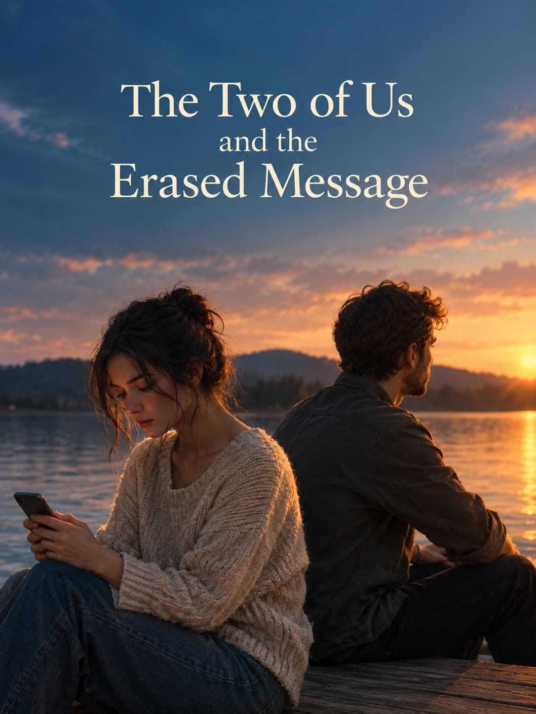 Cover of The Two of Us and the Erased Message by Francesca Harcourt