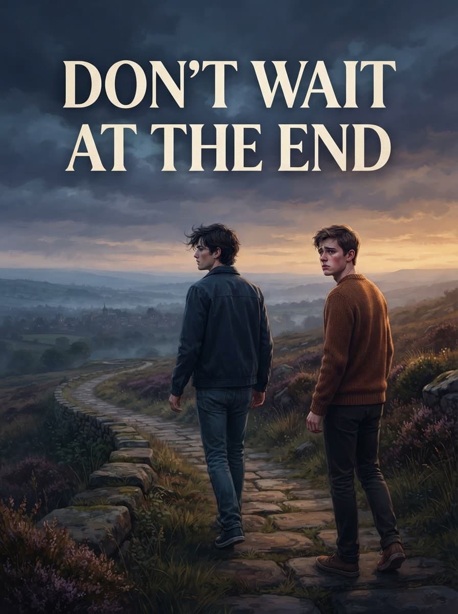 Cover of Don't Wait at the End by Sanne Falkenberg