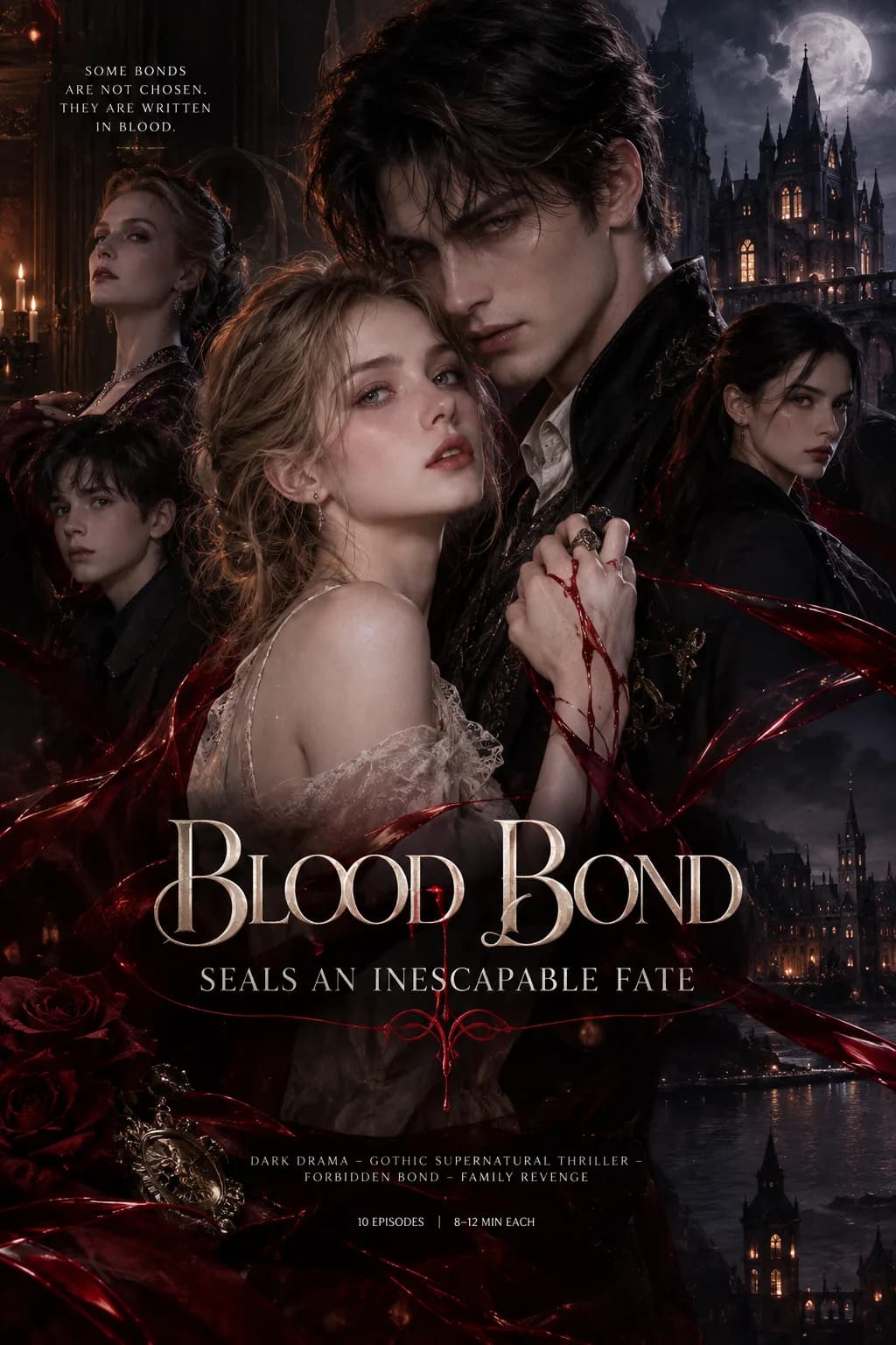Cover of Blood Bond Seals an Inescapable Fate by Violet