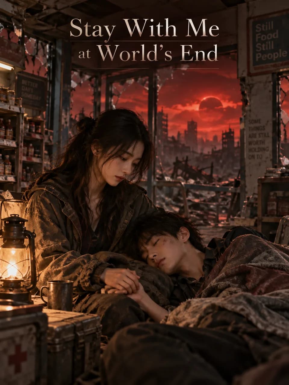 Cover of Stay With Me at World's End by Lucy Hargrove