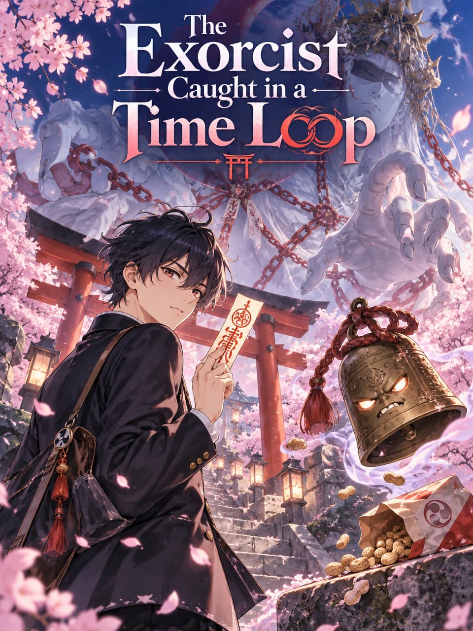 Cover of The Exorcist Caught in a Time Loop by Leona Wilde