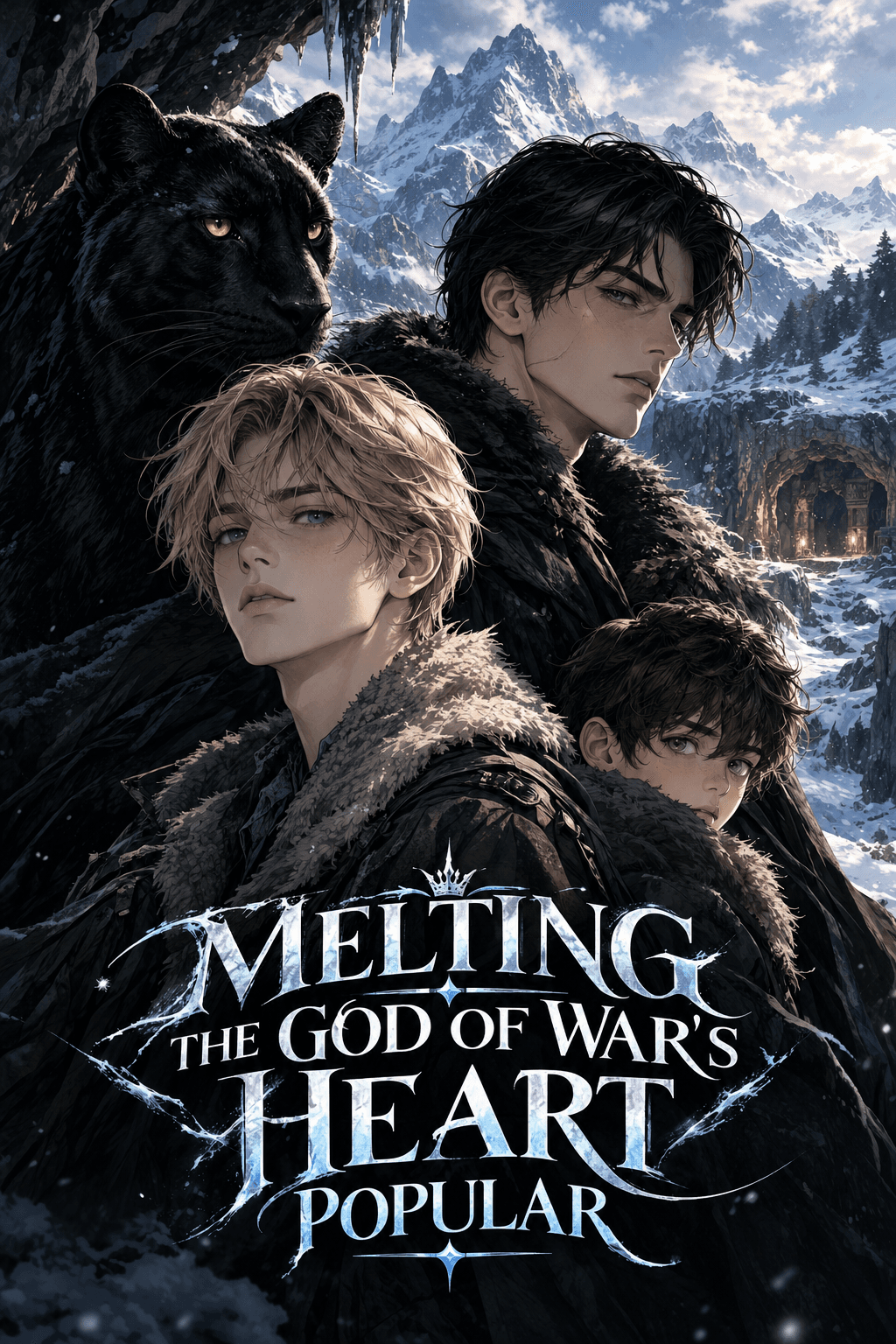Cover of Melting The God Of War's Heart by Andy Dawn