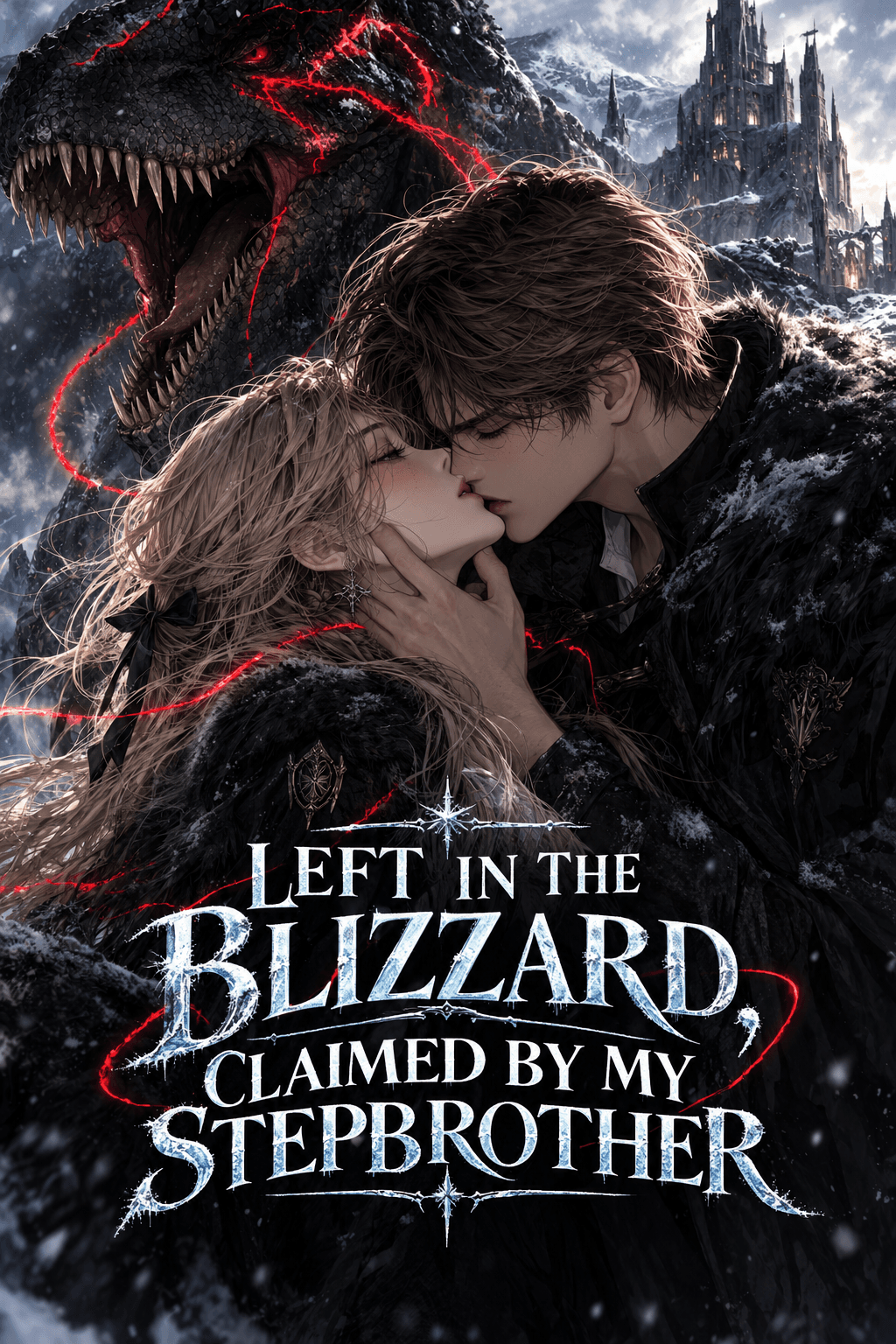 Cover of Left In The Blizzard, Claimed By My Stepbrother by Raoul F. Whitfield
