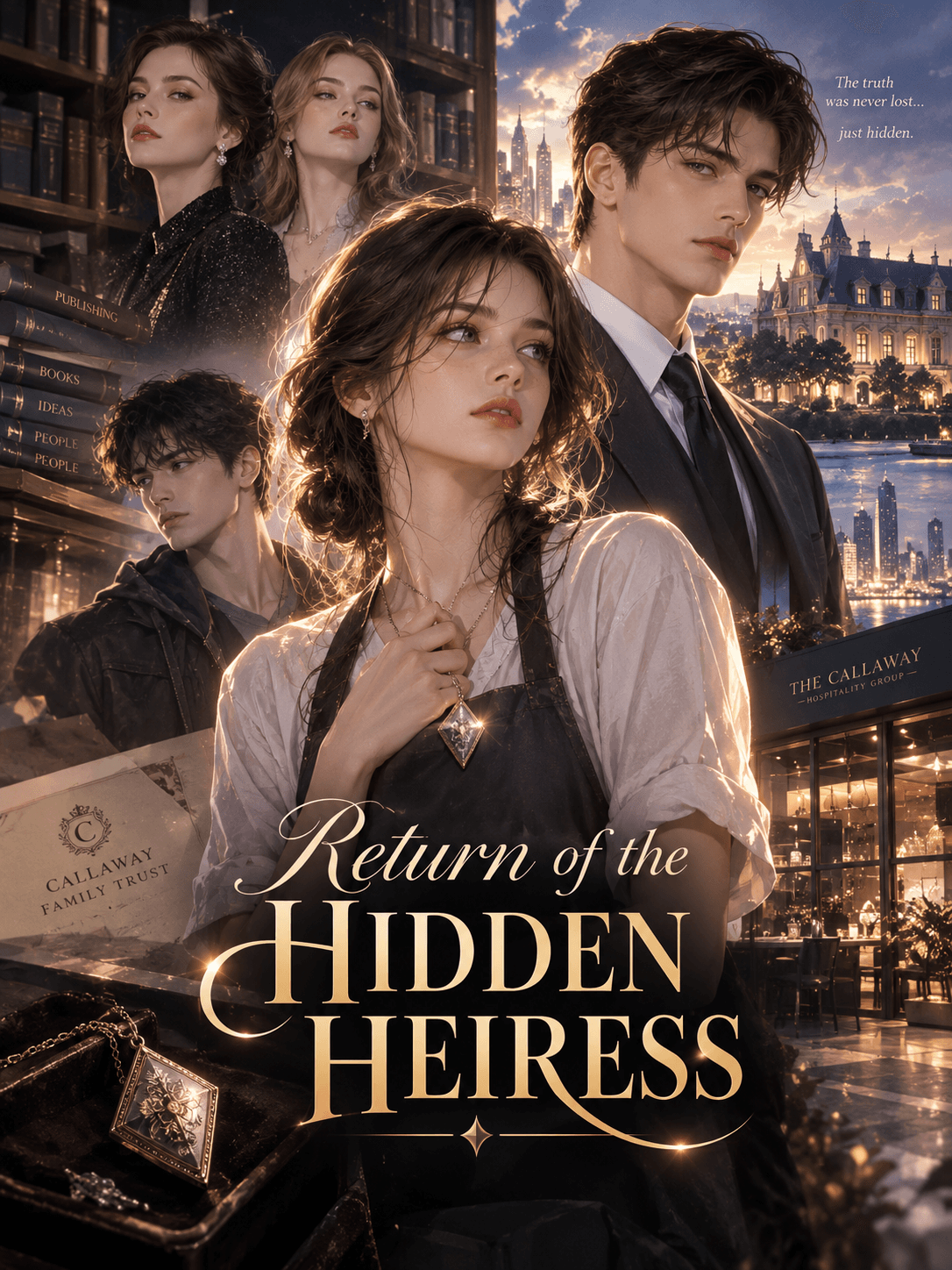 Cover of Return of the Hidden Heiress by Luna Vale