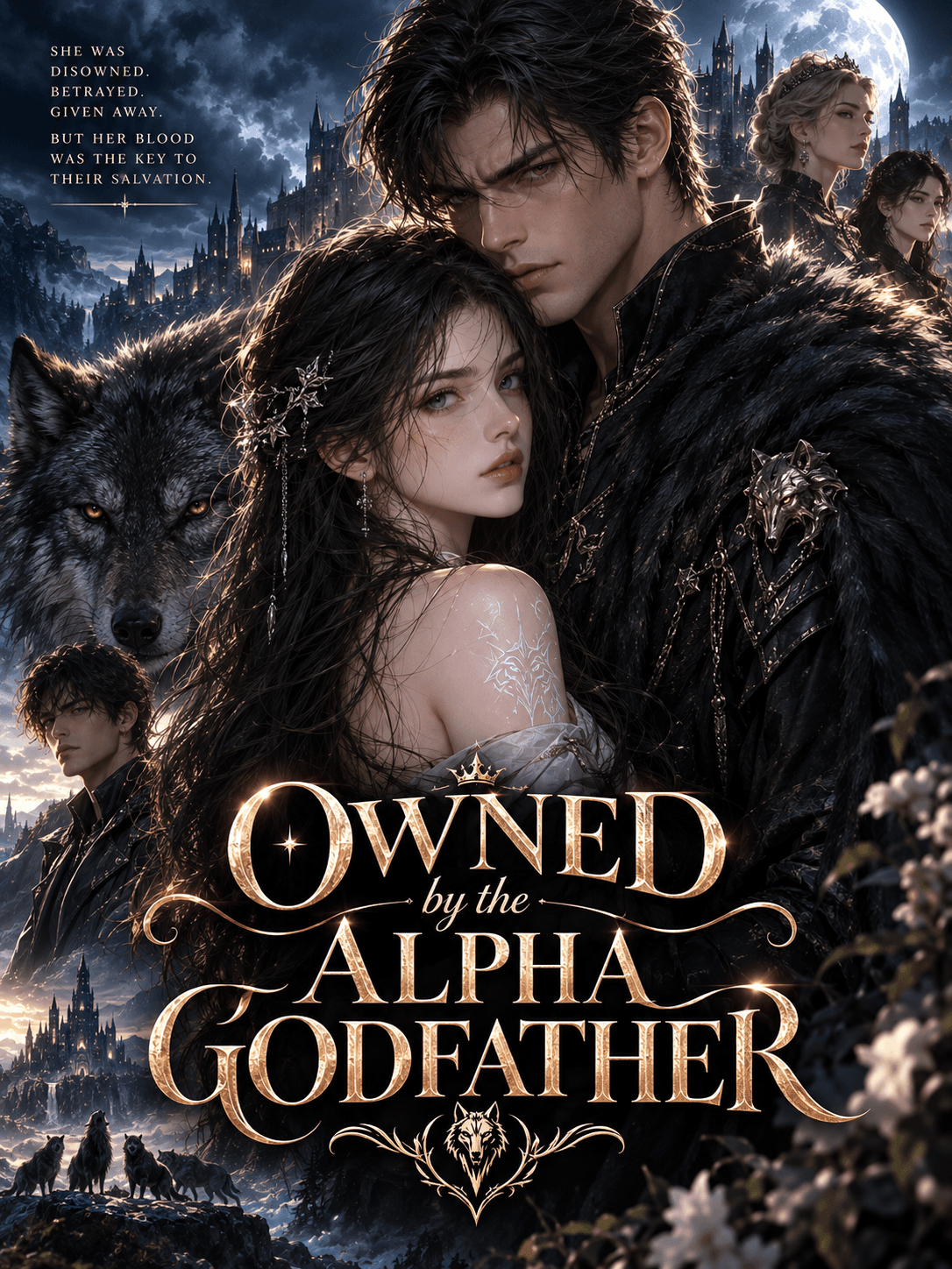 Cover of Owned by the Alpha Godfather by Luna Vale