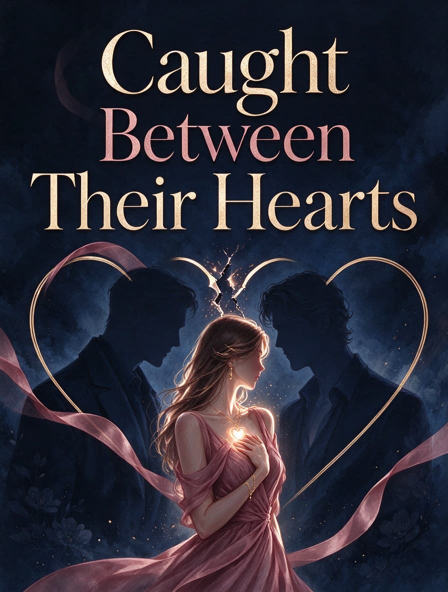 Cover of Caught Between Their Hearts by Oliver Brouwer
