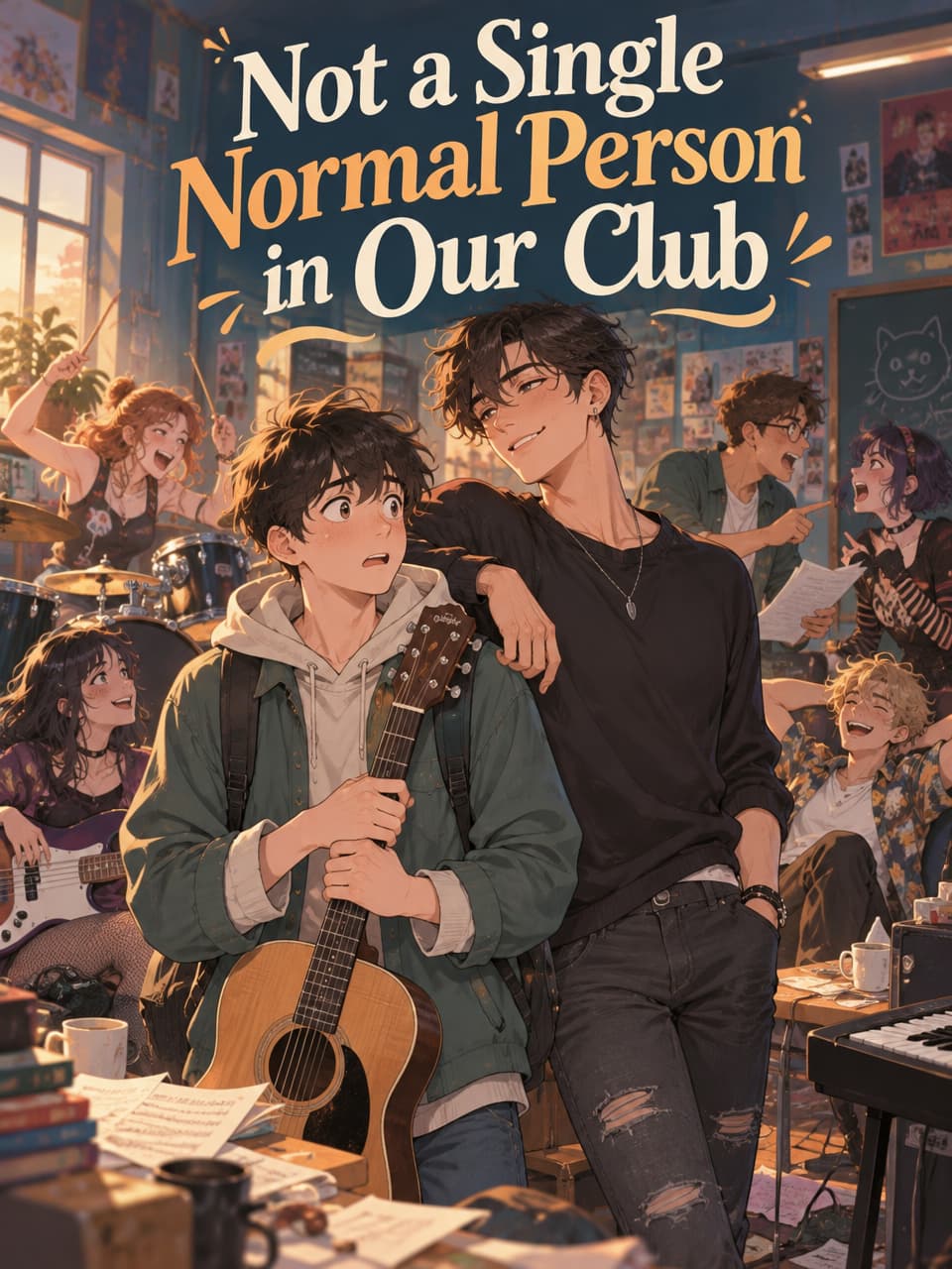 Cover of Not a Single Normal Person in Our Club by Adair Halloway