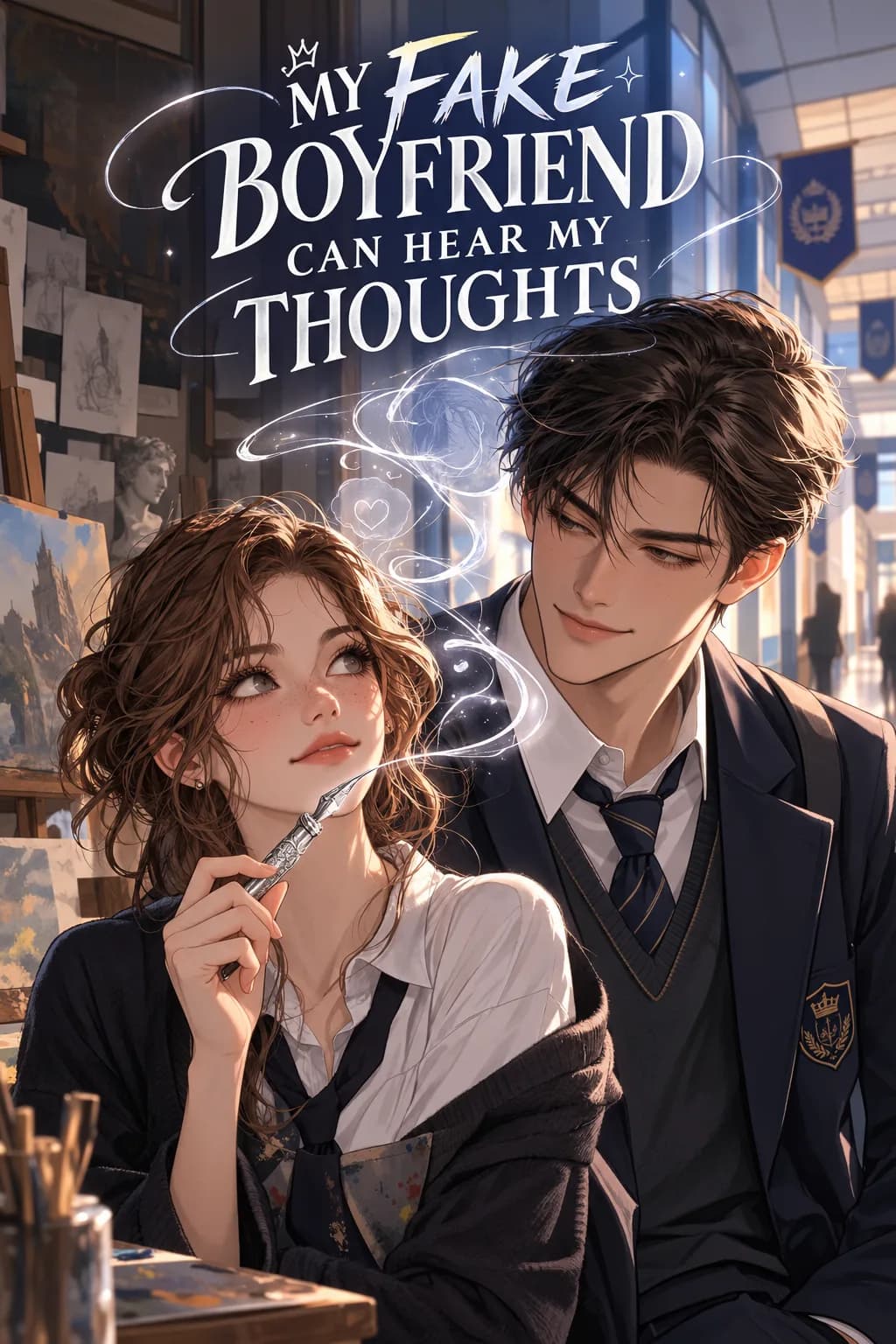 Cover of MY FAKE BOYFRIEND CAN HEAR MY THOUGHTS by Mira Ashworth